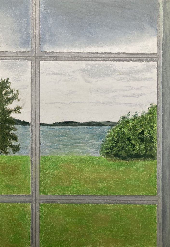 o.T. (Kummerow) Pastellkreide auf Papier 59,4 x 42 cm © 2025