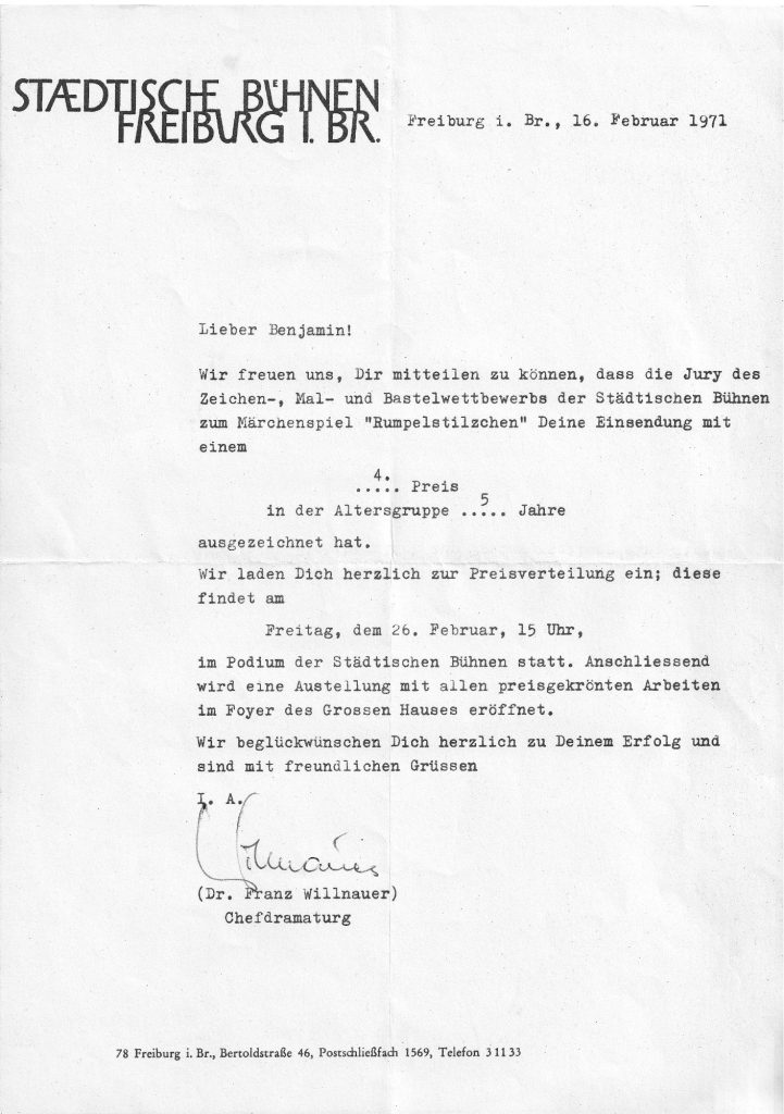 Kunstpreis Freiburg, 1971