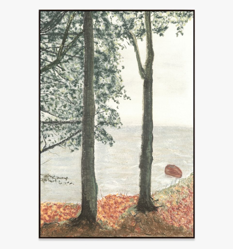 o.T. (Ostseeblick 2, Rügen) Pastellkreide auf Papier 42 x 29.7 cm © 2024